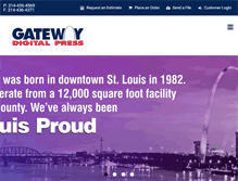 Tablet Screenshot of gatewaydigitalpress.com